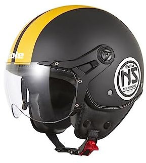 EOLE Casque Jet New Standard Noir & Jaune
