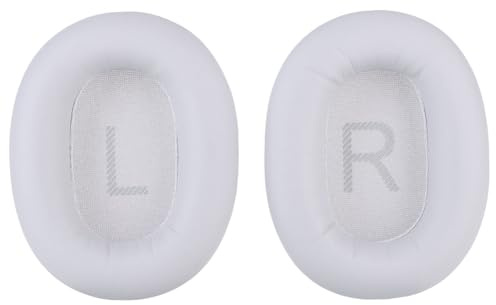 CRGANGZY 1 Paar Ersatz-Ohrpolster, Geräuschisolierung, Memory-Schaum, Kopfhörer-Ohrpolster, Protein-Leder, Headset-Ohrpolster for MPOW H12 ANC Headset (grau)