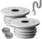 Lot de 2 clapets anti-retour pour machine à laver - Joint d'étanchéité polyvalent pour tuyau de cuisine et machine à laver
