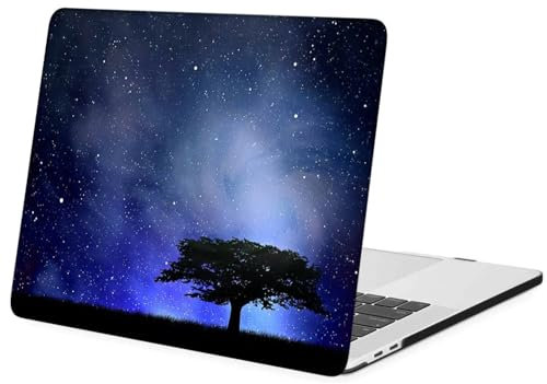 FFBOFFC Hard Shell Compatible with MacBook Pro 16 Inch Case 2020 2019 Release Model A2141, Hard Plastic Laptop Cover Protective Shell Case for Pro 16 with Touch Bar Touch ID, Blue Night Sky