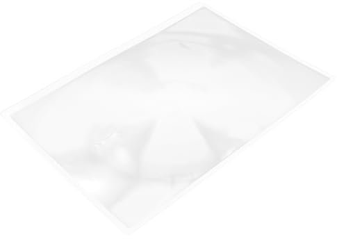VILLCASE Page Magnifying Sheet, 3X Page Magnifier for Reading Books, Bookmark Flat Magnifier for Elderly and People with Low Vision Reading