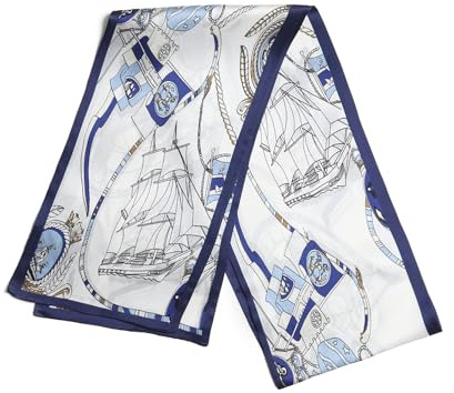 BREEZE NOUTHERLY Women's 100% Silk Scarf,Seidenschal Damen 100% Seide, Bunte Luxuriöse Schals, Warm & Weich