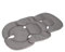 Stubenwagen-Einsatzpolster, Sicherheitsgurt, Baby-Lendenkissen für Kinderwagen, Herausnehmbare Kinderwageneinlage für Kinderwagen, Weiches Polyester-Material, 62 X 36 Cm (GREY)