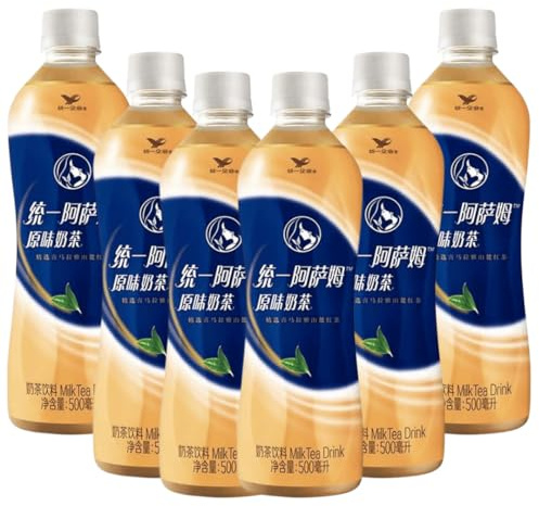 Unif Premium Assam Milk Tea 500ml – Authentic Creamy & Smooth Tea Beverage, Ready-to-Drink, Convenient & Portable (Pack of 6)