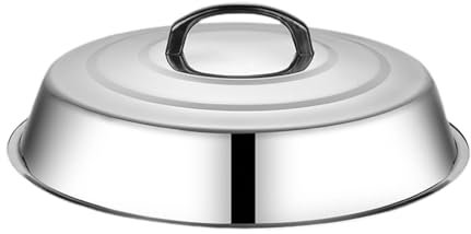 Jiuvaso Copertura per imbastitura, copertura per hamburger, accessori per barbecue, copri pentola a cupola multiuso per sciogliere, per grigliate, 42 Cm