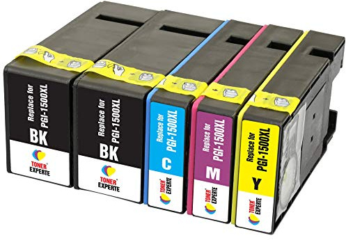 TONER EXPERTE PGI-1500XL 5 XL Druckerpatronen kompatibel für MAXIFY MB2350 MB2750 MB2755 MB2050 MB2150 MB2155 9182B001 9193B001 9194B001 9195B001 | hohe Kapazität