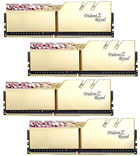 G.Skill Trident Z Royal F4-3200C16Q-128GTRG Module de mémoire 128 Go 4 x 32 Go DDR4 3200 MHz