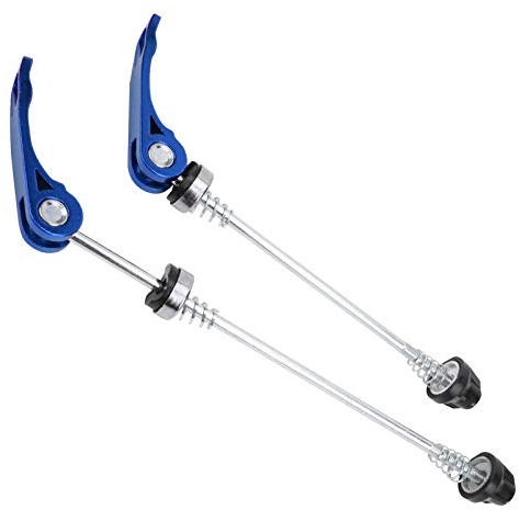 CHICIRIS Quick Release Skewer, 145/185mm 2pcs Road Mountain Bicycle Quick Release Skewers Bike Front Rear Skewer