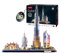 3D Puzzle Kinder - Dubai LED City Line | 3D Puzzle Erwachsene | Modellbausatz Erwachsene | Geschenk Für Kinder Ab 8 Jahre | 186 Stücke | DIY