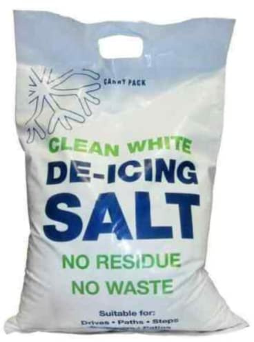 De-Icing Rock Salt White 10kg Clean White Paths Drives Steps Gritting (30)