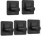 Auxmir 5 Pack Self Adhesive Hooks, Max 10kg Heavy Duty Sticky Hooks, Stainless Stick on Towel Hook, Nail Free Adhesive Hook for Kitchen, Bathroom, Cupboards, Office, Doors, Walls, Coats, Keys
