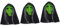 Vaguelly 3st Hexenmaske Mit Haaren Gruselige Maske Vollkopfmaske Halloween- Creep-cosplay-maske Leistungsmasken Gruselige Cosplay-maske Halloween-maskenverzierung Emulsion
