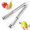 2pcs Frutta Levatorsoli Multifunzione，Levatorsolo per Mele in Acciaio Inox，Pera Core Remover Strumento per la Casa e la Cucina，per Appenderlo, per Mele e Pera,Lavabile in Lavastoviglie