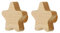 anaan Astro Wandhaken Kinder Garderobenhaken aus Holz Kleiderhaken Wanddeko Modern fürs Baby- und Kinderzimmer skandinavisch (Stern 2er Set)