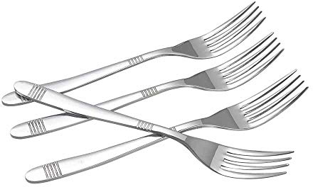 Callyne Fourchettes à dîner 12 pièces, fourchette de table de cuisine en acier inoxydable