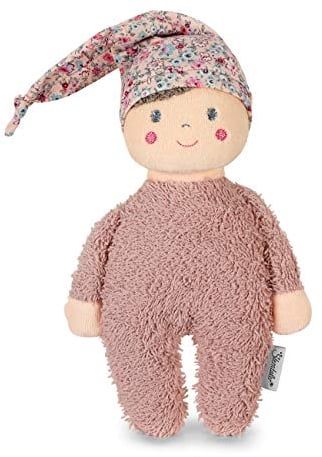 Sterntaler Spielpuppe Ida, Integrierte Rassel, Für Babys ab der Geburt, 22 x 13 cm, Rosa