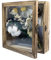 GraduationMall 8x8(20x20cm) Wood Shadow Box Frame Door Display Case with Linen Back,Wedding Memorabilia Bouquet Medals Photos Memory Box for Keepsakes