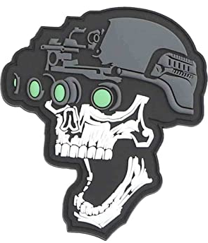 Patch Skull Night Vision 101 Incorporated