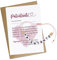 COLOFALLA Patentante Fragen Patentante Geschenk Muttertagsgeschenk Grußkarte Umschlag Armband für Patentante Taufpatin zur Taufe Geburt Weihnachten Geburtstag