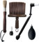 NEOUZA Espressomaschinen-Reinigungswerkzeug-Set – Bürsten für Brühgruppenkopf, Mühle und Kaffeebar, Luftgebläse (Werkzeugset)