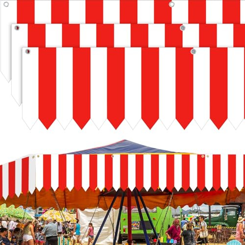 SmoothNovelty 3 Pcs Carnival Decorations Circus Tent Canopy