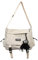 Inshere Ästhetische Umhängetasche mit niedlichen Nadeln und Ornamenten, Nylon-Schultertasche, Kuriertasche, japanische Kawaii-Tasche für Damen und Herren, Weiß-A02