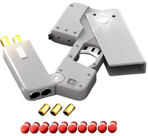 IXPIUZB Faltbares Spielzeug Toy Pistole,Mechanisches Design Mini Pistole Toy AngstlöSungs-Sinnesspielzeug Gun-Design-Spielzeug,Geschenk FüR Freund