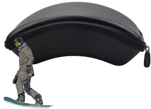 Compact Ski Box, Ski Equipment Storage, Goggle Protection Case, Durable Ski Goggle, Snow Sports Case, Protective Goggle Case, Ski Goggles Protection, Hard Goggle Case, Travel Goggle Box, Portable Gogg