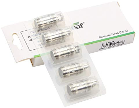 Eleaf ijust2 Ersatz 0,5 Ohm Spule EC-Kopf für iJust 2 / Melo 2 / Melo 3 Zerstäuber Clearomizer Sub Ohm Tank (EC 0.5)