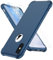 ORETECH für iPhone X Hülle, mit 2 Stück Schutzfolie, 360 Grad Ganzkörper Stoßfest Kratzfest Silikon Handyhülle für iPhone X/Xs 5,8 Zoll, Blau