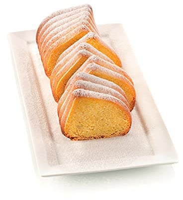 Silikomart | Silikon-Kuchenform Modern CORALLO, antihaftbeschichtet, 1er Pack Kuchenform, 3D Design, 245 x 90 mm, h 90 mm, Volumen 1400 ml, Made in Italy