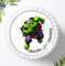 Für den Geburtstag ein Tortenbild, Zuckerbild mit dem Motiv: Hulk, Essbares Foto für Torten, Tortenbild, Tortenaufleger Ø 20cm 6301aa