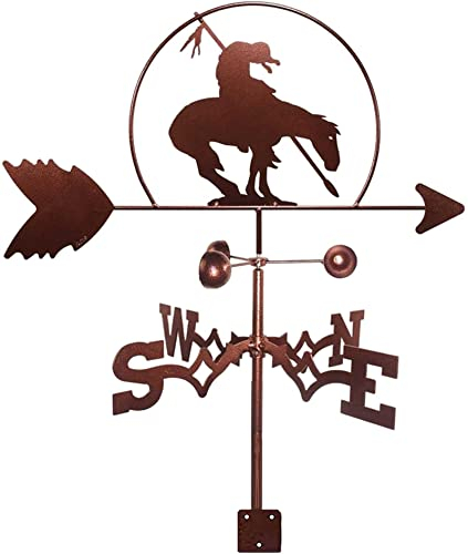 TAISK Pferd Wetterfahne, schwarz Windrichtungsanzeiger, Windrichtung Messwerkzeug Garten Logo, Vintage Yard Farm Dachdekoration