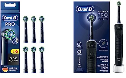 Oral-B Pro CrossAction Aufsteckbürsten für elektrische Zahnbürste & Vitality Pro Elektrische Zahnbürste/Electric Toothbrush