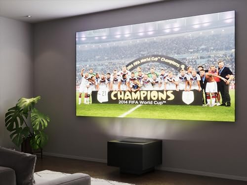 TUSTO Laser TV Furniture Lowboard for Short Distance Projector Short Distance Projector Furniture Ultra Short Distance Projector Furniture UST Projector Lowboard Compatible with Xiaomi and Other