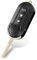 HooRLZ Cover Chiave Fiat Compatibile per Fiat 500 Ducato Punto Doblo Brava Bravo Evo Grande Panda Peugeot Citroen Chiave, Telecomando Fiat Punto, Chiave Fiat 500 - 3 Pulsanti