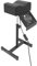 ACROSSPART Mobile Pediküre Stuhl, Fußpflegestuhl mit Absaugung, Höhenverstellbar Beinstütze, Salon Hocker, Maniküre Fußstütze, 31 * 28 * 45cm (Schwarz)