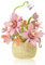 Vilbocr Mini Blumen Bauklotz Set,Blumenblöcke Spielzeug,Pflanzen und Sukkulenten Spielzeug,Bauklotz Blumentopf,Botanische Sammlung Geburtstagsgeschenk (Parfümierte Lilie 155Pcs)