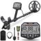 OneAmg Metal Detector Professionali, Metaldetector per Adulti e Bambini, 5 Modalità Bobina Impermeabile IP68 Metal Detector Portatile con Cuffie, Pala Scavatrice e Zaini
