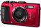 Olympus Tough TG-5 Digitalkamera (12 MP, 25-100mm 1:2,0 Objektiv, GPS, Manometer, Temperatursensor, Kompass) rot