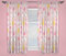 Disney Princess Vorhänge - perfekt für jedes Kinderzimmer - 137,2 cm Größe, Microfaser, Microfaser, Rose, 22.01 x 3.61 x 27.51 cm