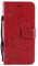 DENDICO Cover per iPhone SE 2020 / iPhone 8 / iPhone 7 4.7, Pelle Portafoglio Custodia per iPhone 7 / iPhone 8 Custodia a Libro con Funzione di appoggio e Porta Carte di Credito - Rosso