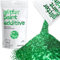 Hemway Glitter Paint Additive - Emerald Green | Extra Chunky Metallic Flakes for Adding Sparkle to Paints & Wood Varnish | Add to Emulsion, Acrylic & Latex for Indoor Sparkly Walls | 100 g