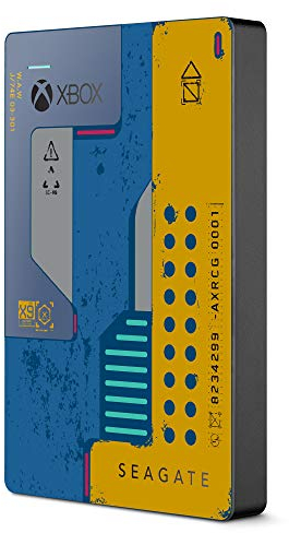 Seagate Game Drive for Xbox CyberPunk 2077 Special Edition, 2TB, External Hard Drive Portable, USB 3.0, Designed for Xbox One, 2 year Rescue Services (STEA2000428)