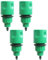 Tuyau D'Arrosage Pipe Adaptateur A Usage Unique Raccord de Connecteur de pour Irrigation Paquet de 4