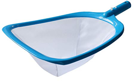 ATIE Épuisette de piscine avec maille ultra fine blanche avec poche profonde de 10,2 cm, idéal pour enlever les feuilles et les débris dans la piscine creusée, le spa et la piscine hors sol, la