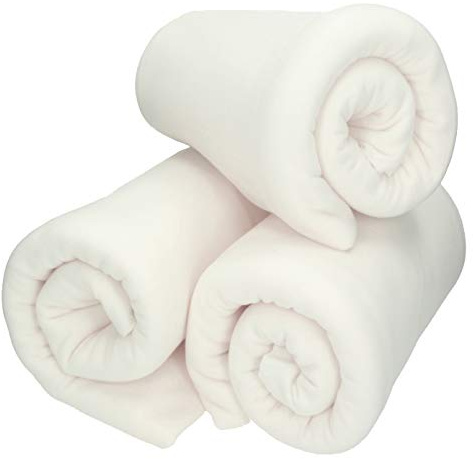 Betz Fleecedecke 3 Stück 130x170 cm 180g/m² – Weiche Wohndecke & Kuscheldecke – Flauschige Sofadecke als Tagesdecke – Leicht, wärmend & pflegeleicht – Blanket Farbe Creme