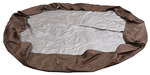 Operitacx Couverture de Piscine Ronde, Housse de Piscine d'hiver pour Piscines Rondes Hors Sol, Protection de Couverture de Piscine, Étanche, Pliable - 2