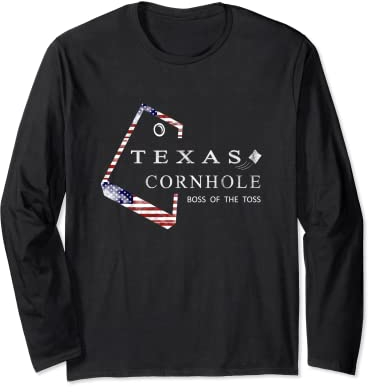 Texas Cornhole - Boss Der Wurf Langarmshirt