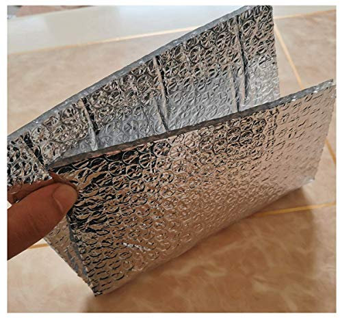 Isolanti Di Materiali Listoni Pavimenti Autoadesivi Isolanti Per Coibentare La Bascula Del Garage Lamina Termoriflettente Rotolo Isolante Riflettente Strato Singolo Rotolo Isolan(Size:1x25m,Color:4mm)
